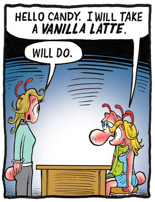 Getting more Intimate with Candy in today’s Comic&nbsp;Strip!