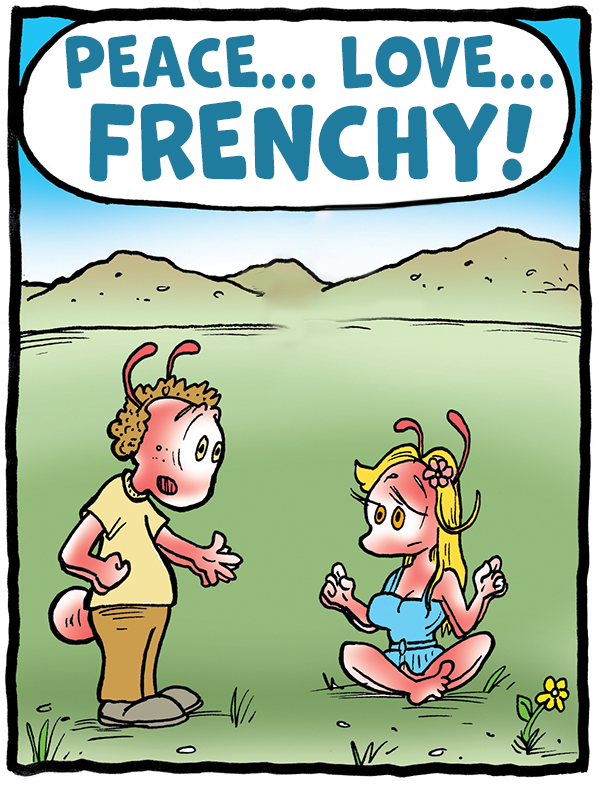 NEW! Comic Strip Videos – Frenchy Shares Words of Wisdom in Today’s Comic&nbsp;Strip!