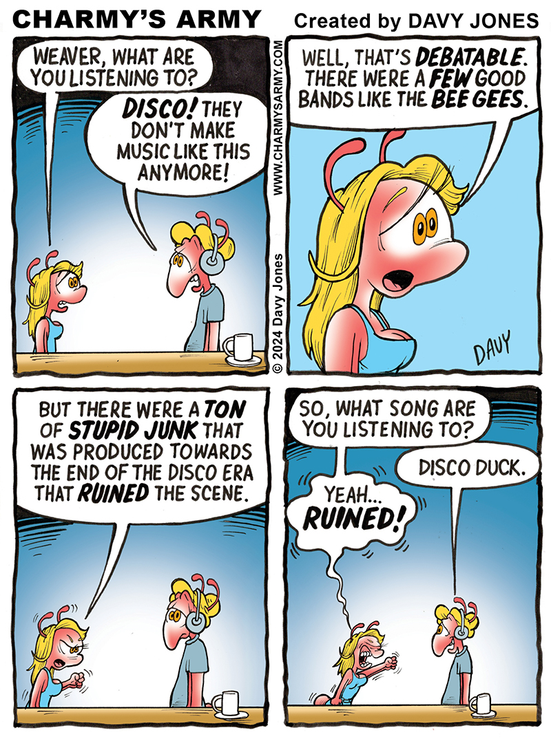 October 25, 2024: New Comic Strip from Charmy’s Army – “Disco&nbsp;Resurrection”