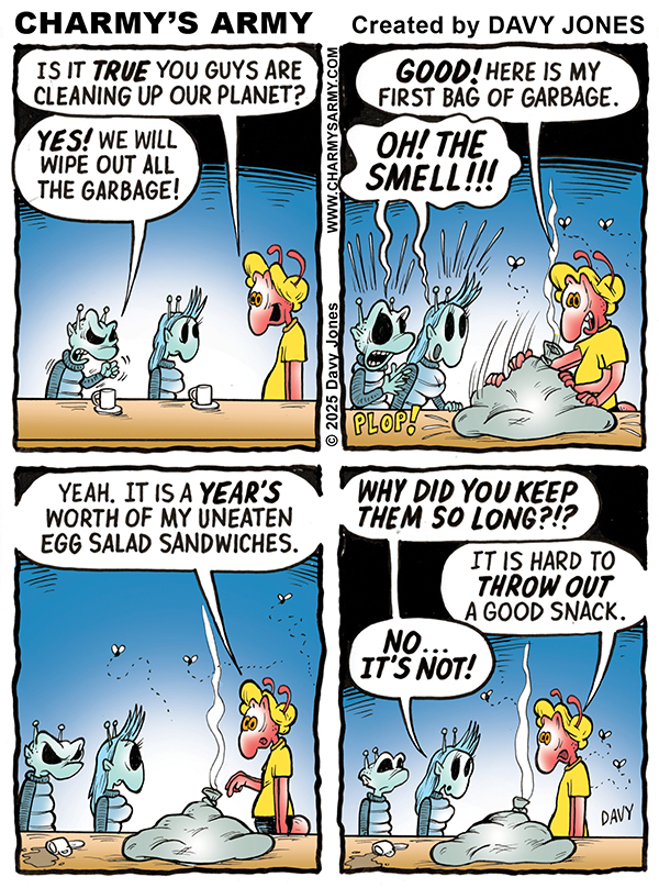 March 27, 2025: New Comic Strip from Charmy’s Army the Comic Strip – “World Dummination’” Part&nbsp;4