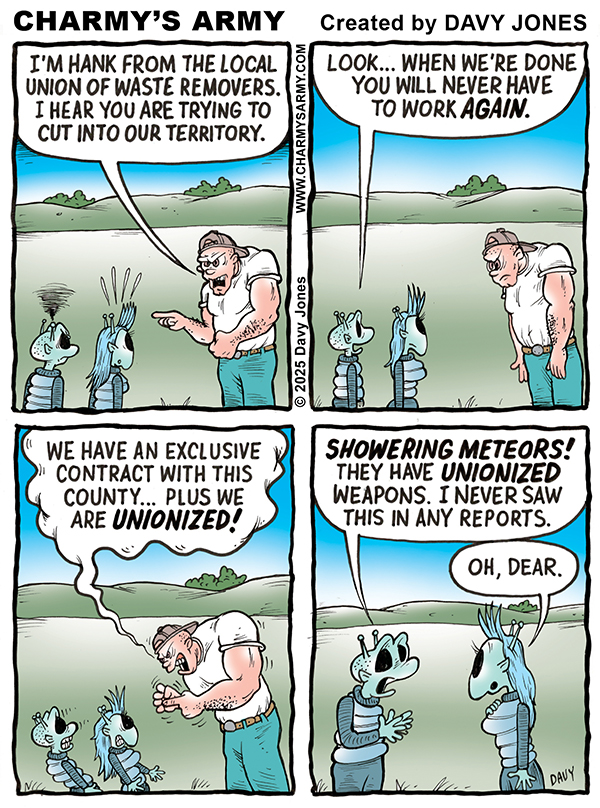 March – PAID CONTENT: New Comic Strip from Charmy’s Army the Comic Strip – “World Dummination’” Part&nbsp;5