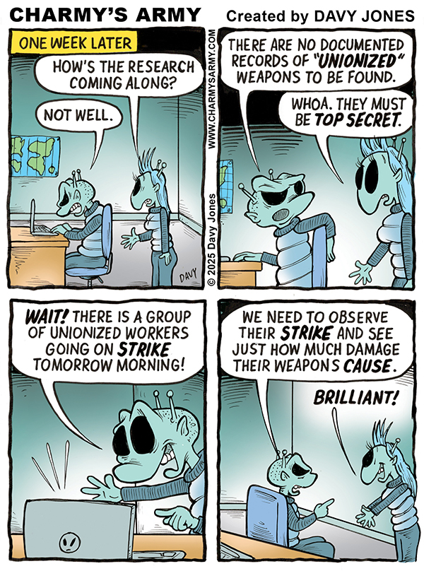March 31, 2025: New Comic Strip from Charmy’s Army the Comic Strip – “World Dummination’” Part&nbsp;5