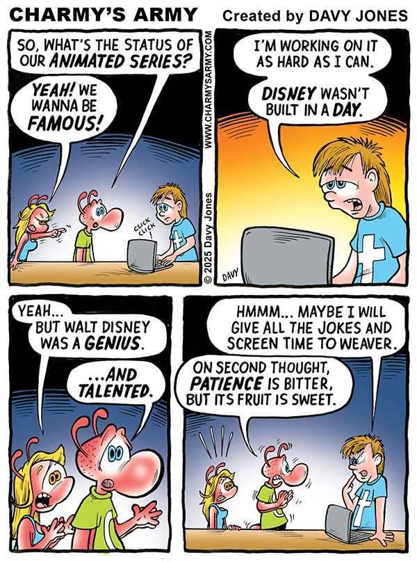 May 28, 2025: New Comic Strip from Charmy’s Army the Comic Strip – “Animation&nbsp;Update”