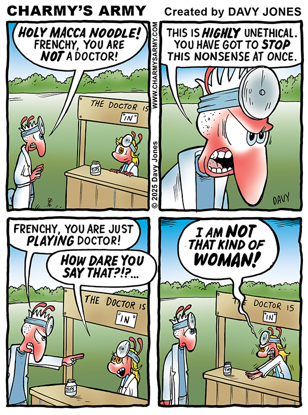 June Bonus Strip Number 1 of 2: Frenchy French in “The Doctor is in ‘da&nbsp;House”