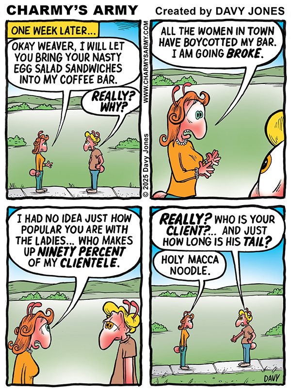 August 30, 2025: New Comic Strip from Charmy’s Army the Comic Strip – “Ranking the Bar – PART 6” – Bonus&nbsp;Content