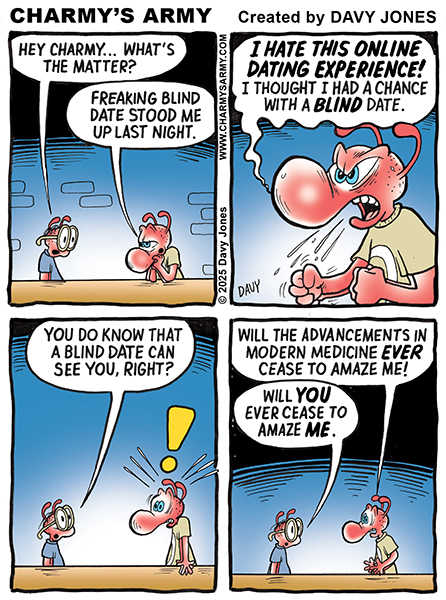 October 28, 2025: New Comic Strip from Charmy’s Army the Comic Strip – “Love is a WEB of Lies” Part 5 – BONUS&nbsp;CONTENT