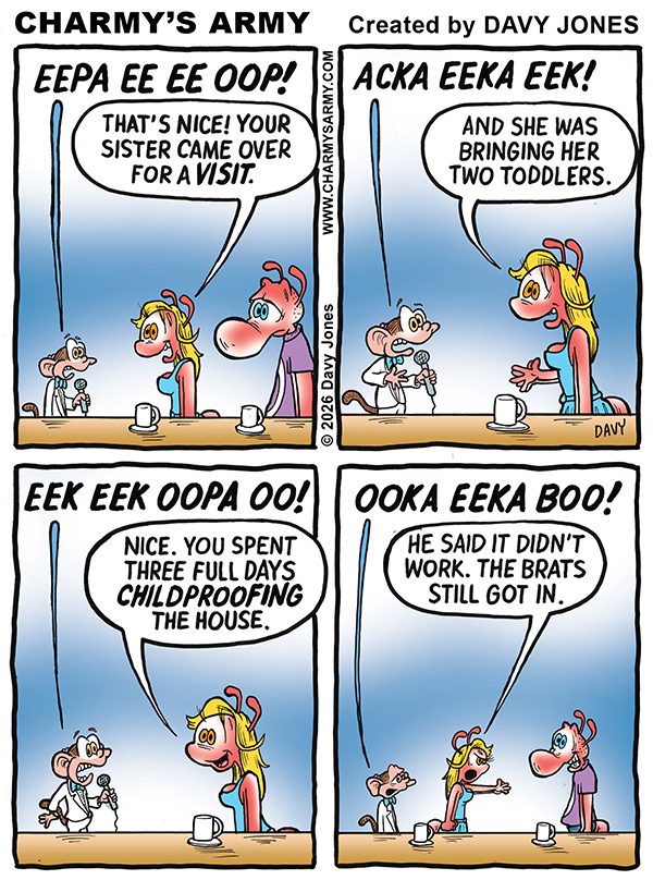 January 23, 2026: New Comic Strip from Charmy’s Army the Comic Strip – “Flimp Stands Back Up” Comic Strip 4 of&nbsp;6